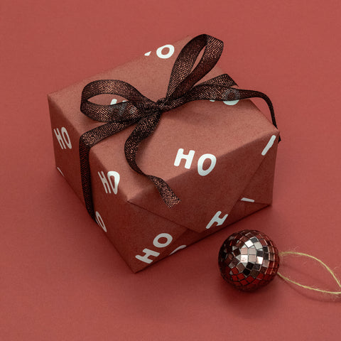 Made Paper Co Ho Ho Ho Wrapping Paper Roll Mulled Wine