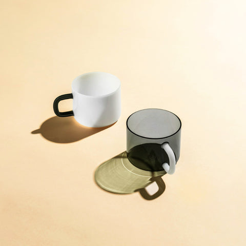 Maho Cha Mug Set Grey Panda