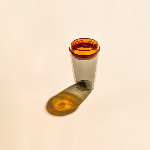 Maho Cuddle Glass Cup Smoke Amber Mug Maho - [store_name]