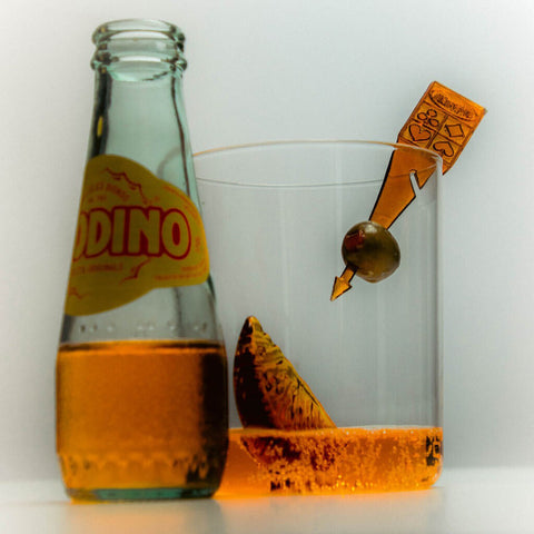 Maison Balzac Aperitif Glasses Orange Amber Cups Maison Balzac - [store_name]