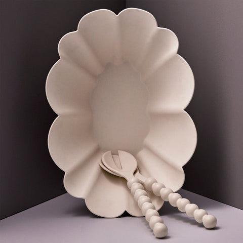 Maison Balzac Cloud Serving Spoons Ivory Vase Maison Balzac    - [store_name]