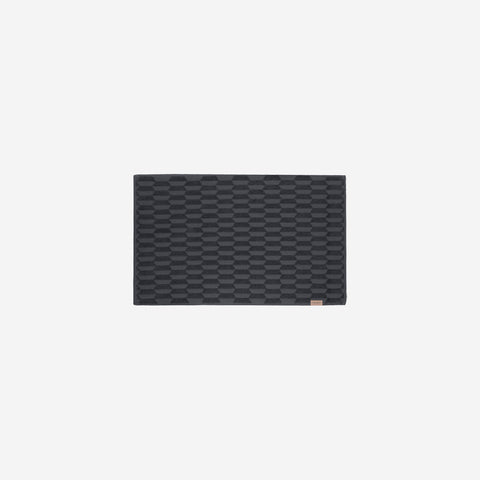 Mette Ditmer Geo Bath Mat Anthracite Towels Mette Ditmer    - [store_name]