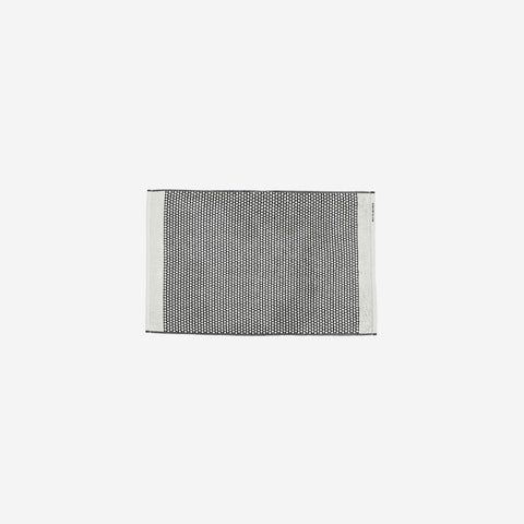 Mette Ditmer Grid Bath Mat Black White Towels Mette Ditmer    - [store_name]