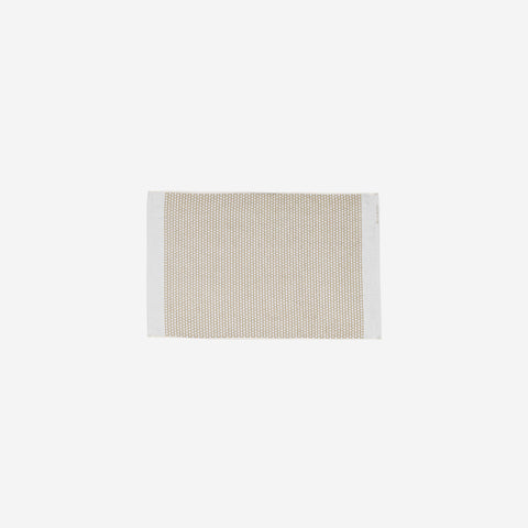 Mette Ditmer Grid Bath Mat Sand White Towels Mette Ditmer    - [store_name]