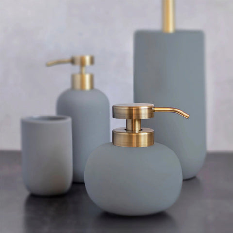 Mette Ditmer Lotus Soap Pump Low Frost Green Bathroom Accessories Mette Ditmer    - [store_name]