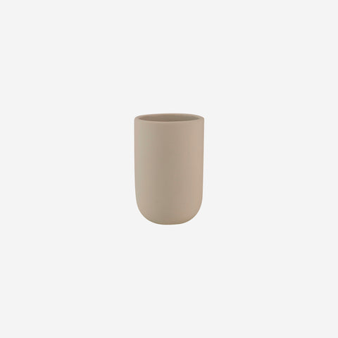 Mette Ditmer Lotus Tumbler Mug Sand Bathroom Accessories Mette Ditmer    - [store_name]