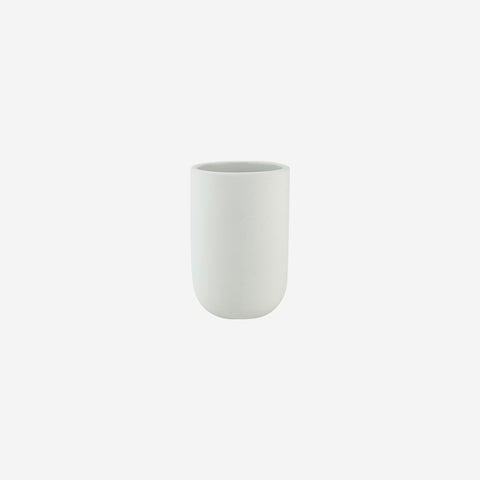 Mette Ditmer Lotus Tumbler Mug White Bathroom Accessories Mette Ditmer    - [store_name]