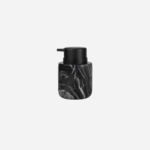 Mette Ditmer Marble Soap Pump Low Black Grey Bathroom Accessories Mette Ditmer    - [store_name]