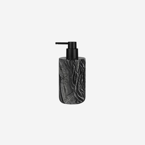 Mette Ditmer Marble Soap Pump Tall Black Grey Bathroom Accessories Mette Ditmer    - [store_name]