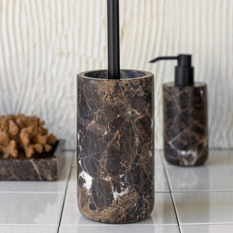 Mette Ditmer Marble Toilet Brush Brown