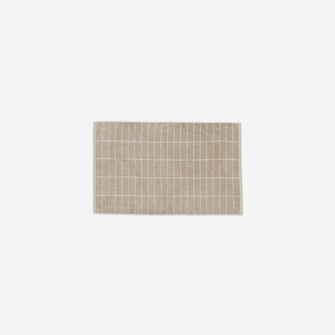 Mette Ditmer Tile Stone Bath Mat Sand White Towel Mette Ditmer    - [store_name]
