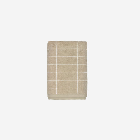 Mette Ditmer Tile Stone Guest Towel Sand Off White