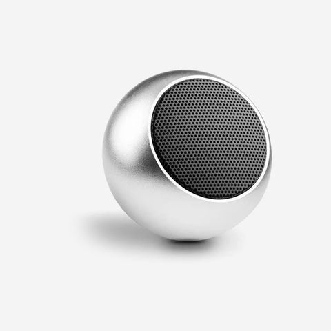 Mini Bluetooth Speaker Silver Speakers Mini Speaker    - [store_name]
