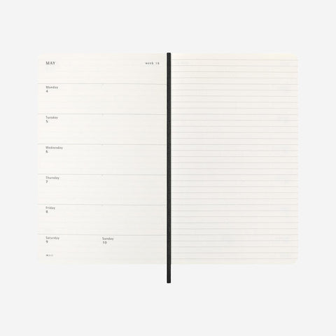 Moleskine 2026 Weekly Diary Large Horizontal Black Planner Moleskine - [store_name]