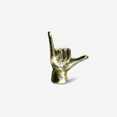 SIMPLE FORM. - Mr. Pinchy Mr Pinchy Brass Hand Hang Loose - 