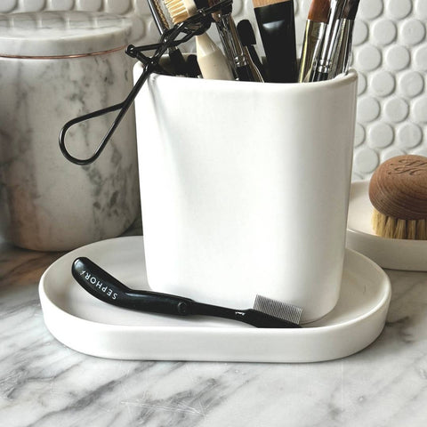 Murchison Hume Oval Brush Caddy White Kitchen Caddy Murchison Hume - [store_name]