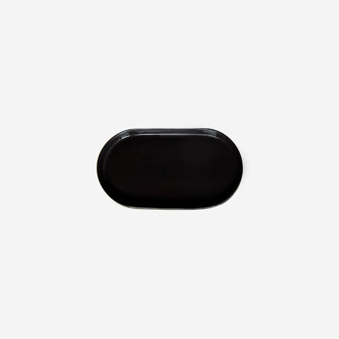 Murchison Hume Oval Tray Black Small Tray Murchison Hume - [store_name]