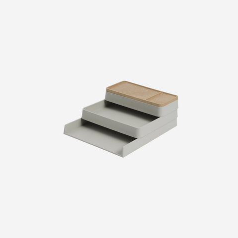 Muuto Arrange Desktop Tray Series Configuration 1 Grey Trays Muuto - [store_name]