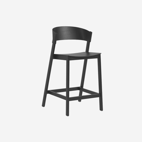 Muuto Cover Counter Stool Black Stool Muuto - [store_name]