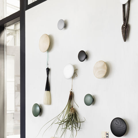Muuto Dots Hooks Wood Set Walnut Hook Muuto - [store_name]