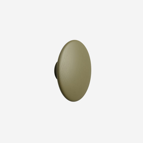Muuto Dots Hook Wood Brown Green Large Hook Muuto - [store_name]