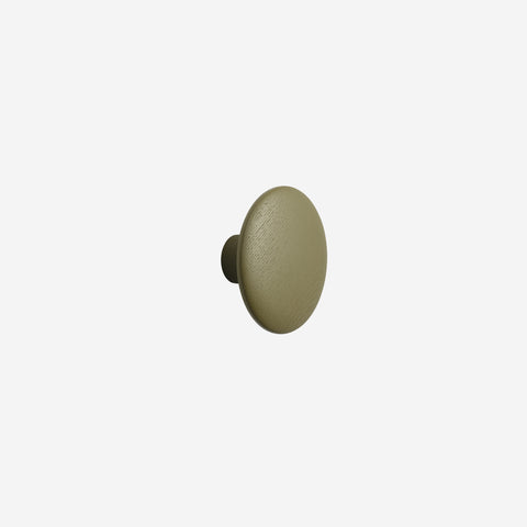 Muuto Dots Hook Wood Brown Green Medium Hook Muuto - [store_name]