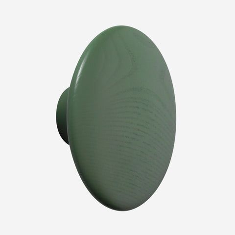 Muuto Dots Hook Wood Dusty Green Large Hook Muuto - [store_name]