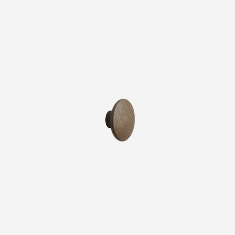 Muuto Dots Hook Wood Stained Dark Brown Extra Small Hook Muuto - [store_name]