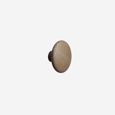 Muuto Dots Hook Wood Stained Dark Brown Medium Hook Muuto - [store_name]