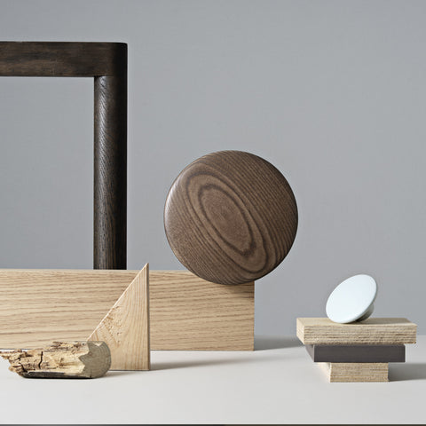 Muuto Dots Hook Wood Stained Dark Brown Small Hook Muuto - [store_name]
