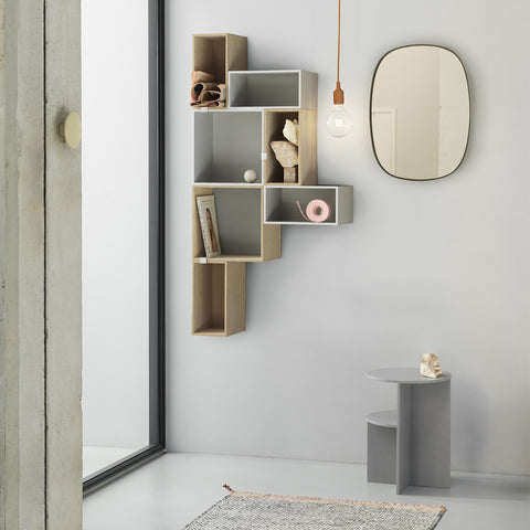 Muuto Mini Stacked Light Grey Small Shelf Muuto - [store_name]