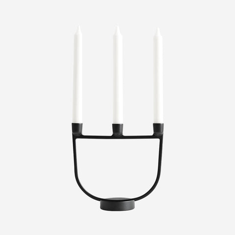 Muuto Open Candelabra Black Candle Holder Muuto - [store_name]