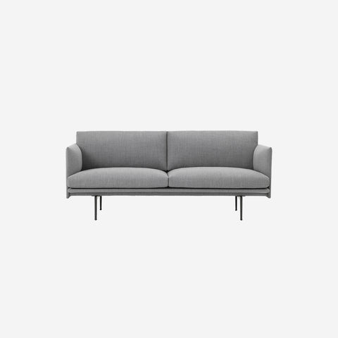 SIMPLE FORM. - Muuto Muuto Outline Sofa 2 Seater Fiord 151 - 
