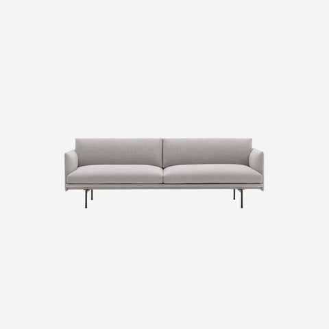 SIMPLE FORM. - Muuto Muuto Outline Sofa 3 Seater Clay 12 - 