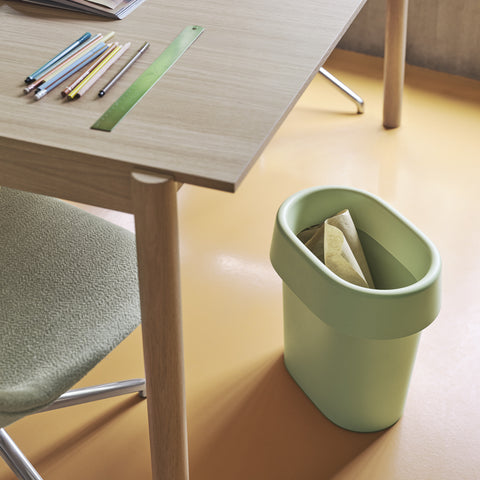 Muuto Reduce Paper Bin Light Green Bin Muuto - [store_name]
