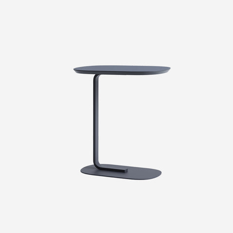 Muuto Relate Side Table Blue Grey H60.5cm Table Muuto - [store_name]