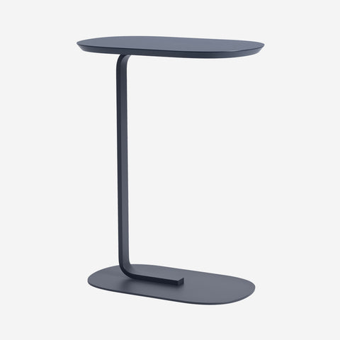 Muuto Relate Side Table Blue Grey H73.5cm Table Muuto - [store_name]