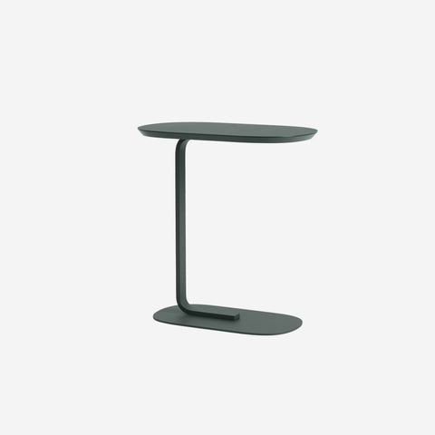 Muuto Relate Side Table Dark Green H60.5cm Table Muuto - [store_name]
