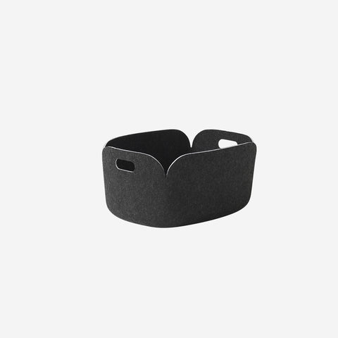 Muuto Restore Basket Black Melange Basket Muuto - [store_name]