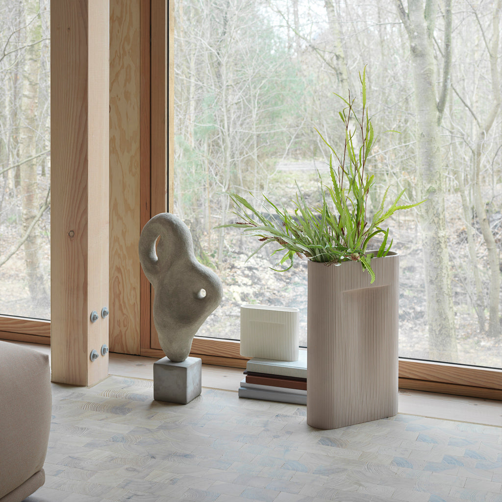 Muuto Ridge Vase Beige Medium | Vases
