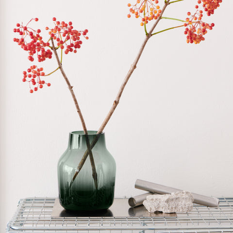Muuto Silent Vase Dark Green 11cm Vase Muuto - [store_name]