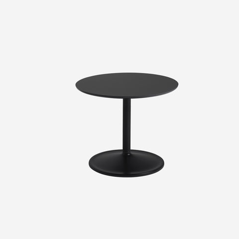 Muuto Soft Side Table Black H40 x Ø48 Table Muuto - [store_name]