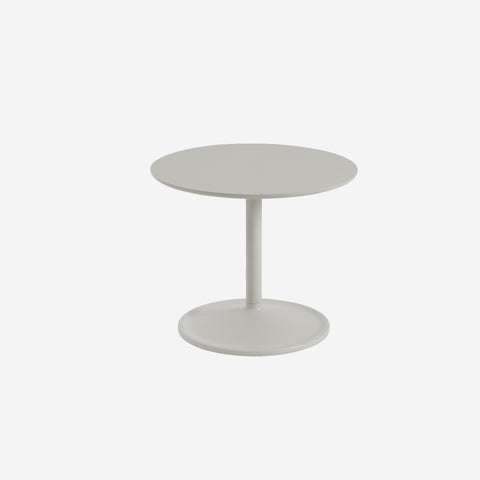 Muuto Soft Side Table Grey H40 x Ø48 Table Muuto - [store_name]