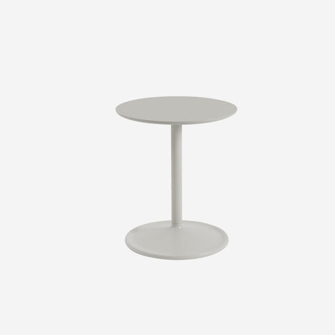 Muuto Soft Side Table Grey H48 x Ø41 Table Muuto - [store_name]