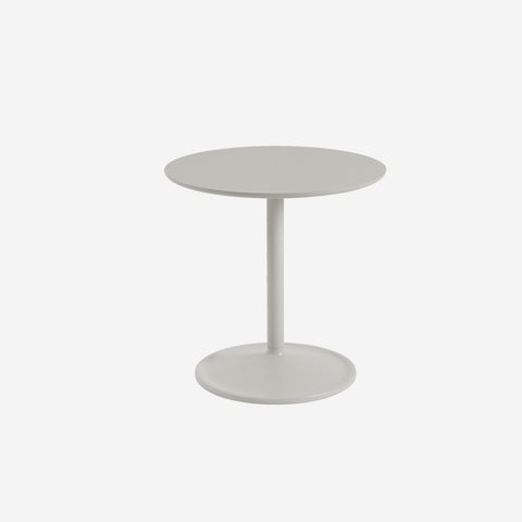 Muuto Soft Side Table Grey H48 x Ø48 Table Muuto - [store_name]