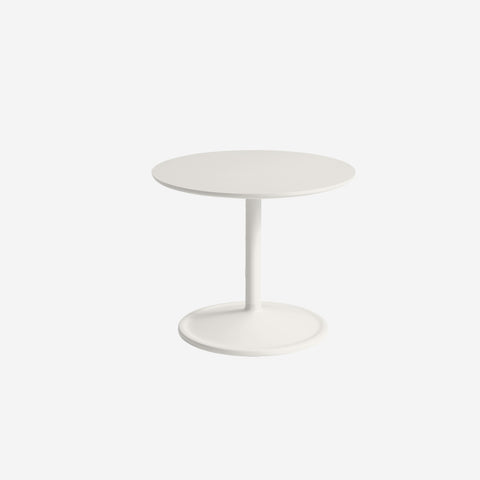 Muuto Soft Side Table White H40 x Ø41 Table Muuto - [store_name]