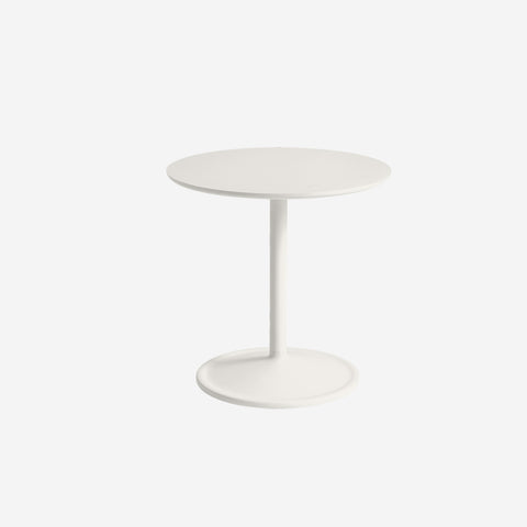 Muuto Soft Side Table White H48 x Ø48 Table Muuto - [store_name]