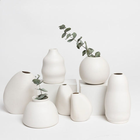Ned Harmie Vase Leo White  Ned Collections    - [store_name]