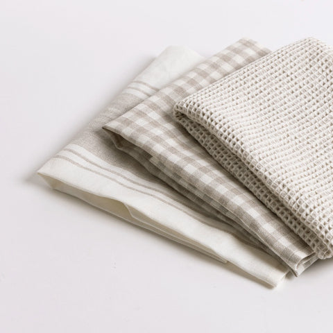 Ned Lunar Tea Towel Greige Tea Towel Ned Collections - [store_name]