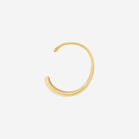 Nordic Muse Gold Bold Fluid Cuff Bangle Jewellery Nordic Muse - [store_name]